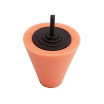 자동차 휠 연마 왁싱 스폰지 광택 콘 세트 전기 드릴 버니 싱 볼 허브 버핑 사용, 01 Orange Ball, 01 Orange Ball