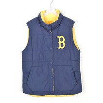 빈티지/ MLB/양면 패딩조끼/여성S/베스트/브랜드/8980a1