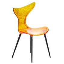 식탁의자 아크일의자 투명의자 아크릴체어 라운지체어 투명체어, 퍼플