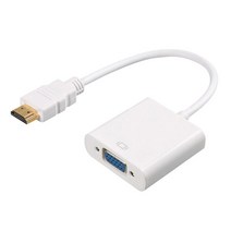 [대원TMT] 대원티엠티 HDMI to VGA 컨버터 오디오 미지원 [화이트] [DWS-HV01]