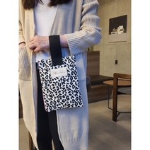 애플걸스토리 베이지호피 스트랩파우치 에코백 데일리백