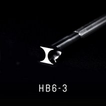 가죽공예공구세트 치즐 목타SOZO-HB6 가죽 공예 작업 스탬핑 도구 테두리 모래 시계 뱀 부드러운 인쇄 조, 03 HB6-3