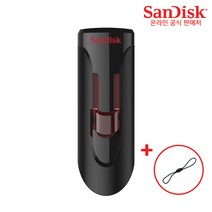 샌디스크 크루저 글라이드 CZ600 USB 3.0 메모리 + USB 고리, 64GB