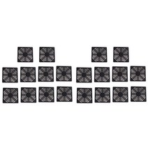 20x 방진 8cm 메쉬 케이스 쿨러 팬 먼지 필터 그릴 PC/컴퓨터, 83x83x9mm, 블랙, 플라스틱