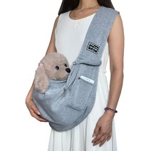 강아지 고양이 반려동물 컴포어 이동 가방, 회색
