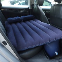 차박 방수 에어 매트리스 자동차 뒷좌석 캠핑 트렁크 용품 평탄화 차량용 매트 바닥 자충, 블루