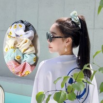 스마일체크 슈슈 헤어곱창끈 머리끈 헤어끈