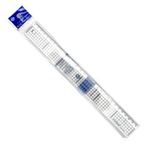 [조한스토어] 플라스틱 자 수학 학습교구, 1개, 방안자(직자)_30cm