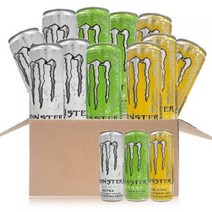 올따옴기획 몬스터 355ml 울트라5개+시트5개+파라다이스4개, 12개