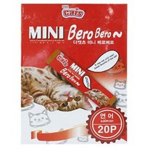 고양이 간식 주식 영양식 더캣츠 베로베로 20p 연어, 1