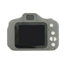 필카감성카메라 다회용 필름카메라 토이카메라 수동필름 카메라 HD 디지털 카메라 USB 충전 2 인치 IPS 스, 01 Light Grey