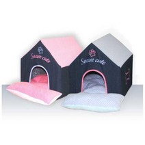 반려견과 집에서즐기는글램핑 텐트house 용품 잠드는 숨숨 소란 애견, 블루