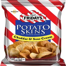 TGI Fridays Cheddar and Sour Cream Potato Skins - 3 oz. bag 6 per case, 1