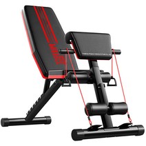 복근운동 스탠다드 싯업벤치 벤치 프레스, 블랙