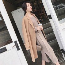 롱 원피스 허리끈 리본 드레스 슬림핏 DS롱원피스