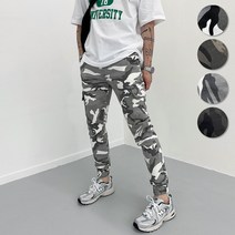 모룸 면스판 반밴딩 카고 밀리터리 조거팬츠 M2082