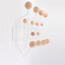 임즈 행잇올 디자인 행거 인테리어 옷걸이 컬러볼, 베이지볼