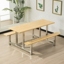 파라솔테이블 테라스테이블 편의점테이블 옥상 정원 식당, 8인용유리섬유강화플라스틱테이블상판도장된철제