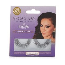 Eylure Vegas Nay Shining Star Fake Eyelashes Adhesive Included Reusable 1 Pair
