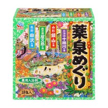 바스로망 온천기행 약천 입욕제 3개세트, 1포당 30g, 18포x3개