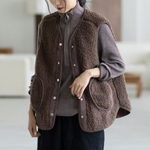 FANSYLI 여성 모피 조끼 가을 겨울 새로운 스웨이드 베스트 코트 27호 10A20