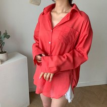 [천삼백케이] [오슈] 여름 바캉스룩 여행 핏좋은 데일리 루즈핏 셔츠