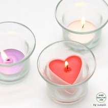 하트 티라이트 양초 프로포즈 생일 파티 카페 장식 소품 냄세제거 8개세트, 상세페이지 참조