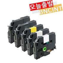 브라더 PT-P300BT PT-D600 PT-P700 PT-P900W PT-D200 라벨지 라벨테이프 라벨프린터기 호환, 흰색바탕/빨강글자 (TZe-212), 6mm