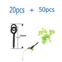 웜 케이스 태클박스 낚시통 낚시 소품케이스 에기 박스 루어 screw peg with ring swivel d-rig chod rig 터미널 태클 미끼 홀더 나사 잉어 액세서리, 2-70개