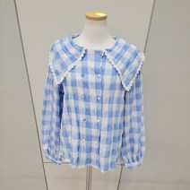 나인스텝 빅카라더블단추블라우스 N22NS2204