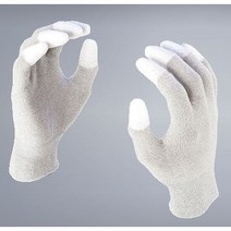 퀀텀케미칼 A1 PU 카본 탑 코팅 전기전자용 ESD 제전 장갑(10개 묶음), S, 카본 탑 코팅 ESD 회색