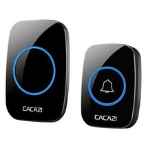 지능형 무선 초인종 433Mhz 스마트 도어벨 36 벨소리 300m 장거리 스마트 도어벨 차임 유럽 영국 미국 플러그 옵션, 1 button 1 receiver_UK