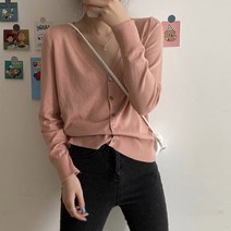 스위티아 여성용 ST91 유니 브이 가디건