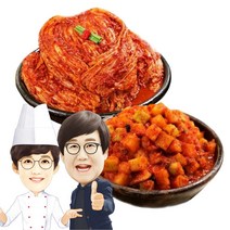 [국산깍두기김치맛있는] [기간한정]팽현숙 최양락의 맛있는 옛날 배추 포기김치3kg+깍두기3kg