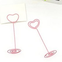 스틸 디자인 메모꽂이 쇼클립 예쁜 빵 이름표 베이커리 네임택 사진 메모지 꽂이, 동그라미