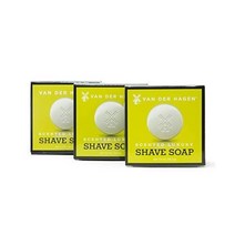 남성용 고급 향 쉐이빙 솝 면도 비누 (3개 팩) Van Der Hagen, 초콜릿._3.5 Ounce (Pack of 3)
