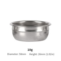 커피프레스기 reneka 프렌치 필터 바스켓 16g18g21g 에스프레소 58mm 머신, 18그램