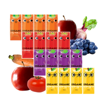 롯데 오가닉 유기농 쥬스 크니쁘니트니지니 혼합세트 125ml x 16팩 (4가지맛), 크니8+트니8