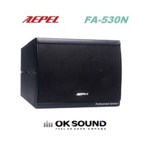 AEPEL FA-530N 블랙 패션스피커 벽부형스피커 매장스피커 카페스피커 다용도스피커 70W 1개 가격