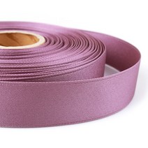 [Y-40-15]무광양면리본 25mm 바이올렛 1yd(90cm)