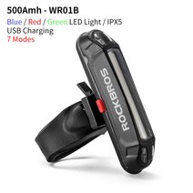 자전거라이트 usb 충전식 방수 자전거 후미등 전동킥보드 led램프, wr01a -7모드, 협력사