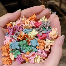 앞머리고정핀 디스코핀 미니 앞머리 집게핀 플라워 50P