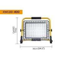 LED투광등 8M 옥외 투광 램프 야영 방수 재충전 용 LED 밤 휴대용 비상 사태 빛, 4.400W - 6000K