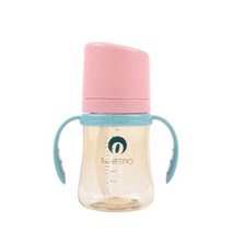 릴팡 티어제로 삶아서 소독하는 슈퍼소프트 양손 PPSU빨대컵200ml_샤인핑크/LF5487, 없음