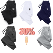 바지 겨울 등산 작업 모피 남성 조깅 운동복 남성 스포츠 피트니스 운동복 통기성