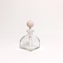 몰드몰 디퓨저유리용기 사각돔(소) - 50ml, 용기+우드스틱만!
