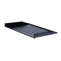Tecmojo 1U 캔틸레버 서버 랙 선반 - 범용 통기성 랙 마운트 캔틸레버 트레이 48.3cm(19인치) 네트워크 장비 랙 및 캐비닛용 - 무게 용량 20kg(44파운드) -