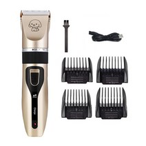 domiheat 전문가용 가정용 반려동물 이발기 강아지 고양이 바라깡, USB충전+4in1