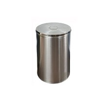 사무실 객실 화장실에서 사용하는 65L 스텐휴지통, 구월일일 평뚜껑형_WL-1294, WL-1294