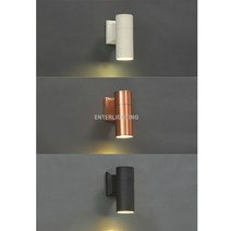 LED COB 5W 램프일체형 외부조명 건물 외벽 벽부등 방수 실외 원통 까페 벽등 1등 2등 전구색, 백색
